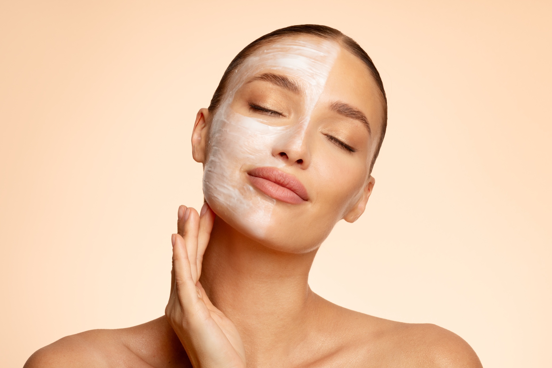 Молочный пилинг для лица